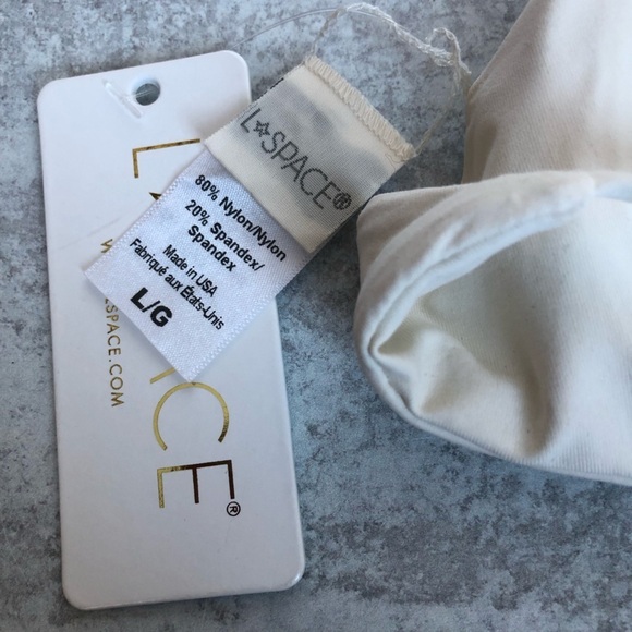 L*Space Colorblock Bikini Top Large Brown Pink - Picture 6 of 8